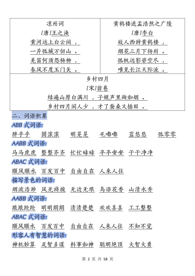 五下语文期末总复习重要考点归纳-上古云网创
