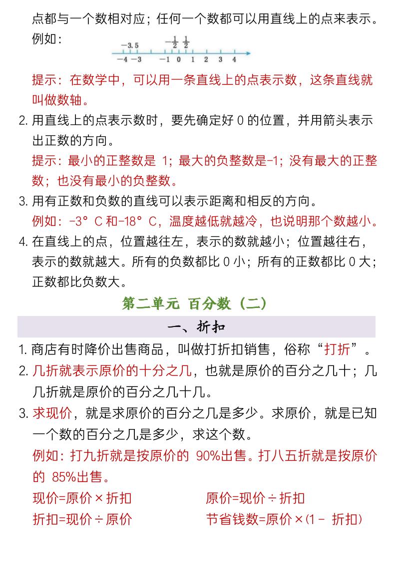 六年级下数学全册重要知识点归纳-上古云网创