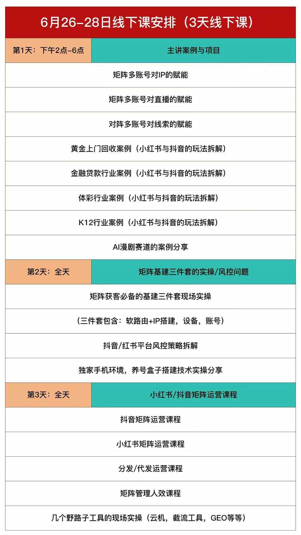 （19552期）嗨推矩阵引流运营线下课，3天线下录音课，经典干货经久实用，适配抖音、小红书矩阵拓客需求-上古云网创